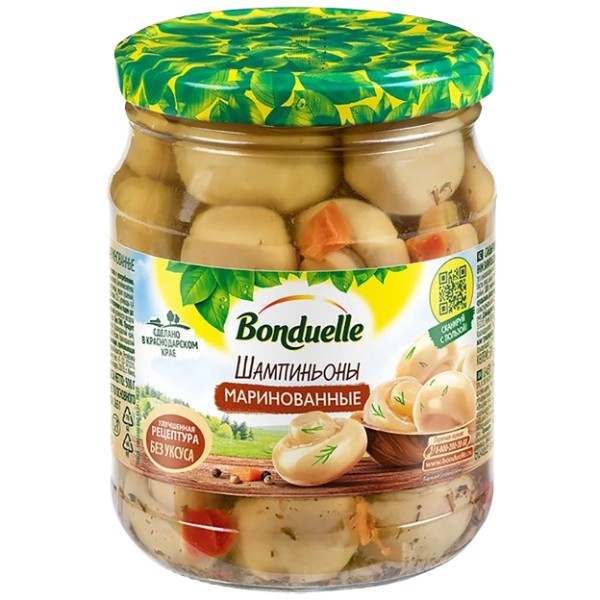 Champignons "Bonduelle" whole marinated 500ml