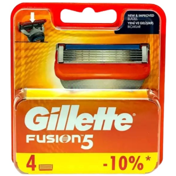 Картриджи "Gillette" Fusion 4шт
