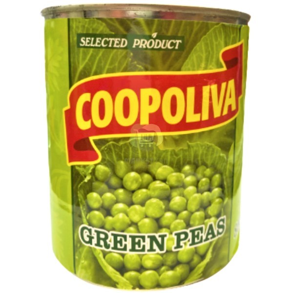 Green peas "Coopoliva" 850ml