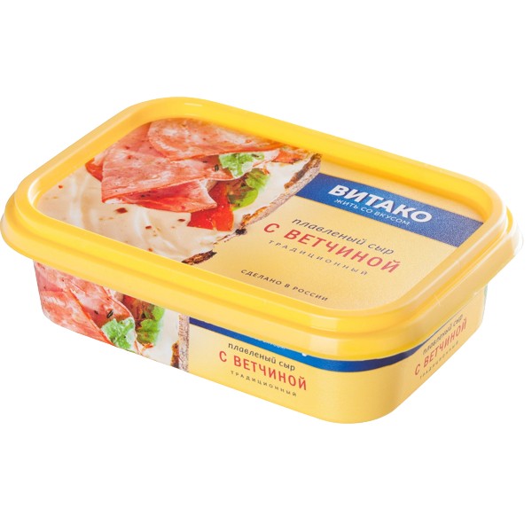 Cheese processed "Vitako" with ham 200g