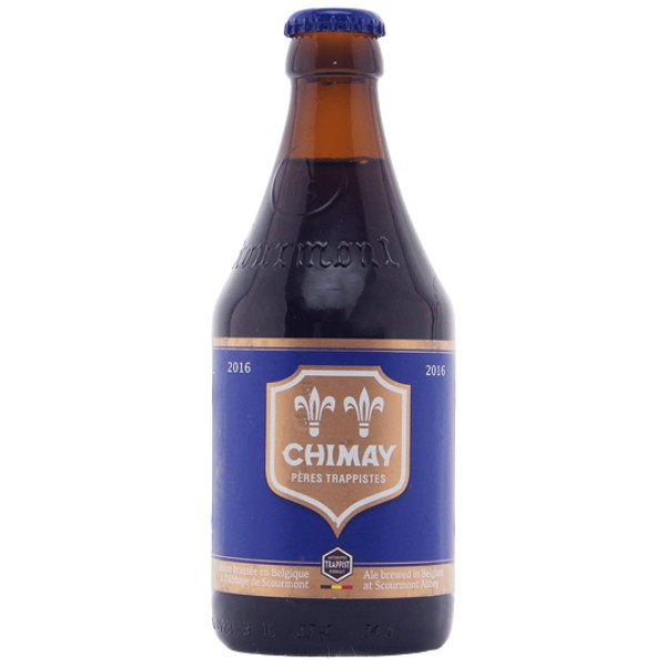Пиво "Chimay" Blue темное нефильтрованное 9% с/б 0.33л
