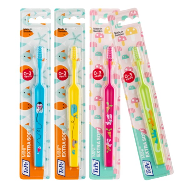 Toothbrush "TePe" Mini Extra Soft for children 0-3 years 1pcs