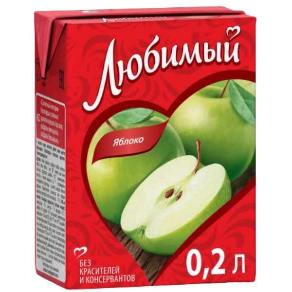 Nectar "Lyubimiy" apple 200ml