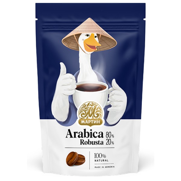 Coffee "От Мартина" Rubasta 20% Arabica 80% 100g