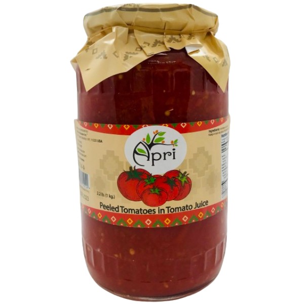 Canned tomatoes "Apri" in own juice 970ml