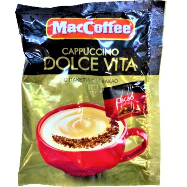 Cappuccino "Mac" Dolce Vita with a sachet of cocoa 24g