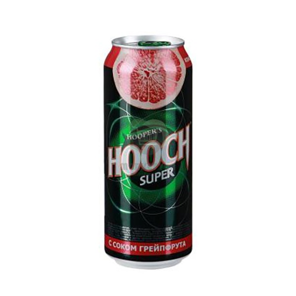 Слабоалкогольный напиток "Hooch" со вкусом грейпфрута 7,2%.