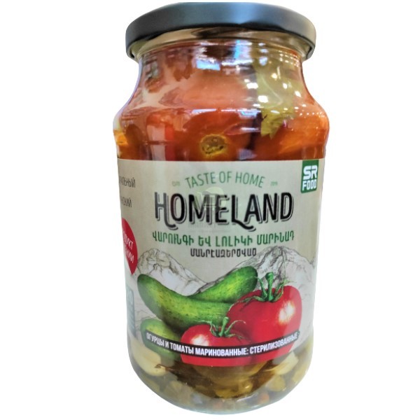 Cucumber-tomato marinade "Homeland" 680gr