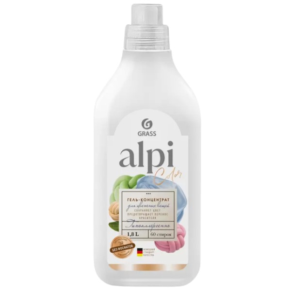 Washing gel "Grass" Alpi Color for colored laundry concentrate 1.8l