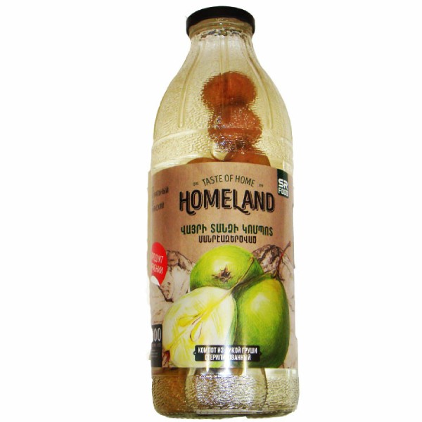 Compote "Homeland" wild pear 1l