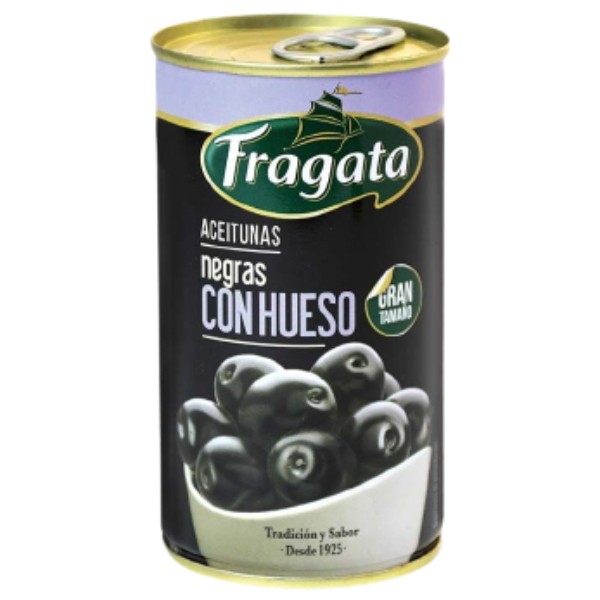 Olives "Fragata" black pitted can 350g