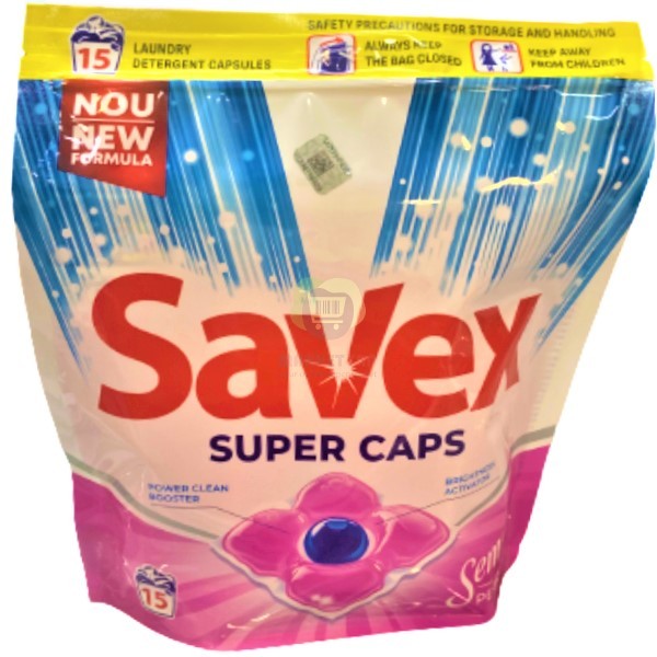 Լվացքի պարկուճներ «Savex» Սեմանա օծանելիք 15հտ