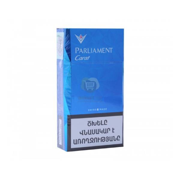 Cigarettes "Parlament" blue carat