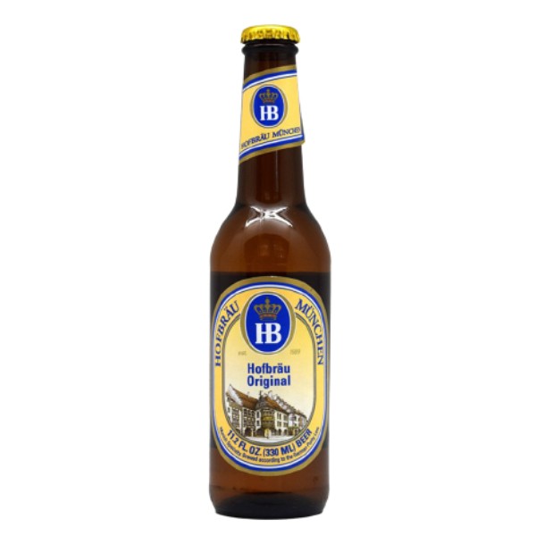 Пиво "Hofbrau" Оригинал 5.1% с/т 0.33л