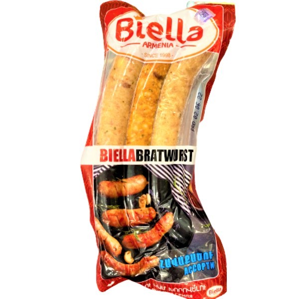 Sausages "Biella" Bratwurst for frying or grilling assorted 500g
