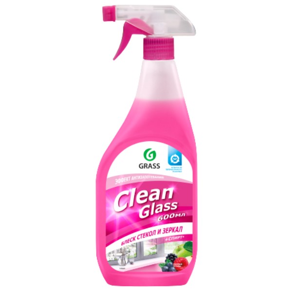 Cleaning agent "Grass" Wild berries for glass and mirrors 600ml