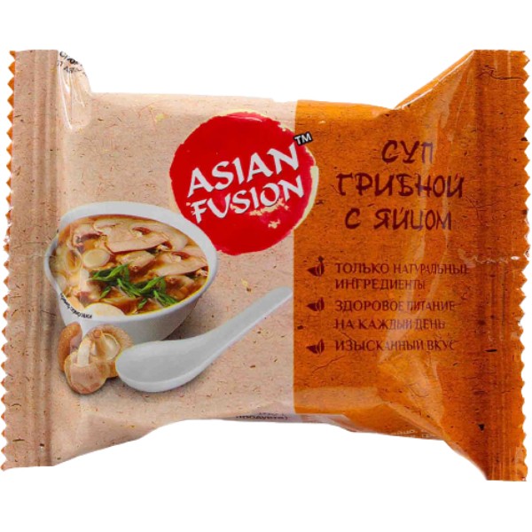 Soup mushroom "Asian Fusion" with egg 100g