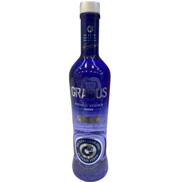 Vodka "Gradus" Indigo 40% 0.5l