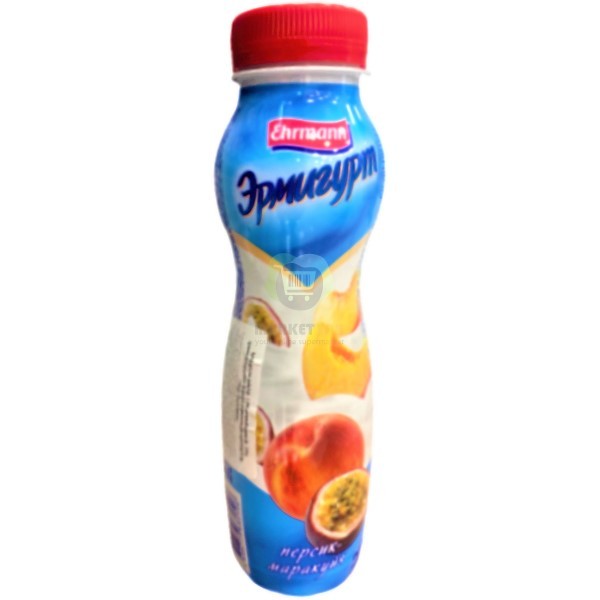 Питьевой йогурт "Ehrmann" Эрминурт маракуйя персик 1.2% 290г