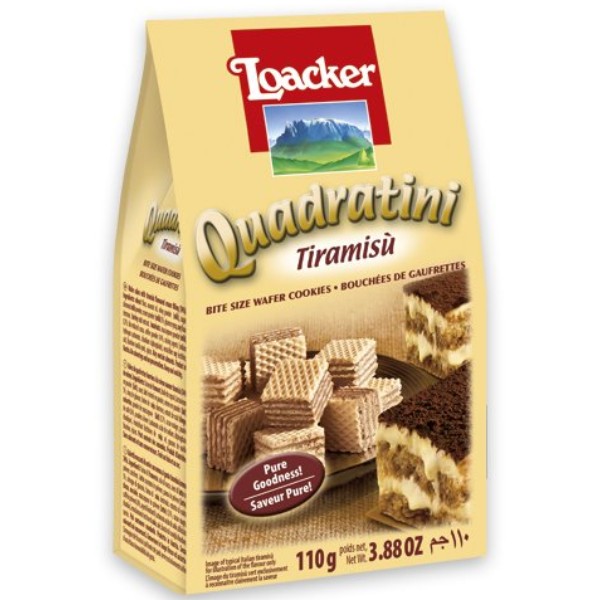 Wafer "Loacker" tiramisu square 110g