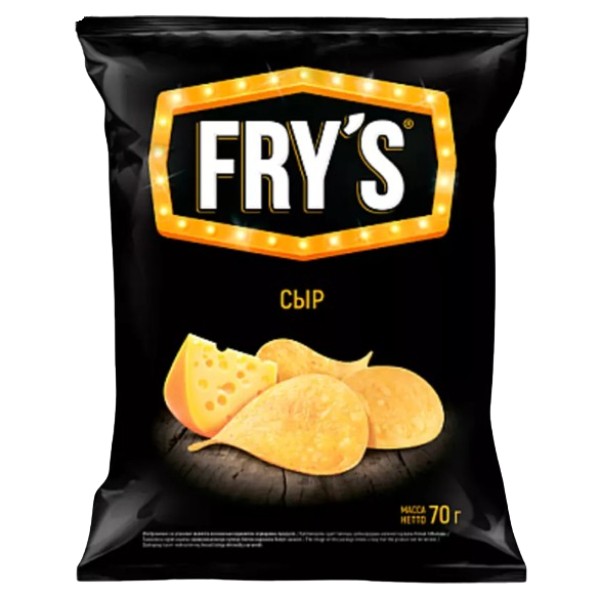 Chips potato "Fry's" cheese 70g