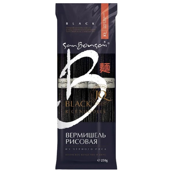 Vermicelli "SanBonsai" black rice 300g