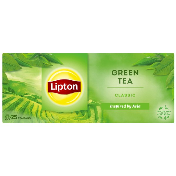 Կանաչ թեյ «Lipton» դասական 25 փաթեթ