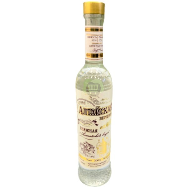 Vodka "Altayskaya Vershina" 40% 0.5l