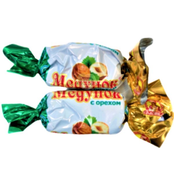 Chocolate candies "Slavyanka" Medunok with walnuts kg