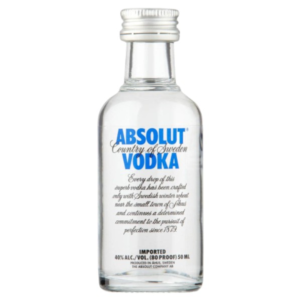 Vodka "Absolut" 40% 0.05l