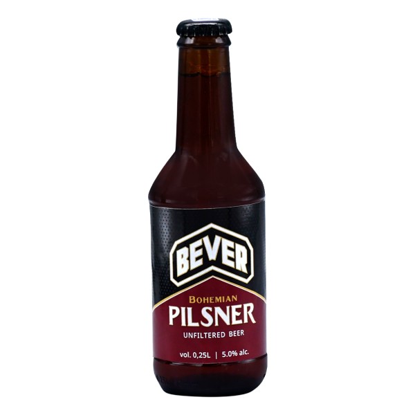 Beer "Bever" bohemian pilsner, unfiltered 250ml