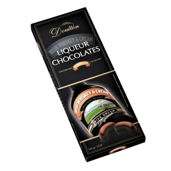 Շոկոլադե կոնֆետների հավաքածու «Doulton» իռլանդական վիսկի և սերուցք 145գ