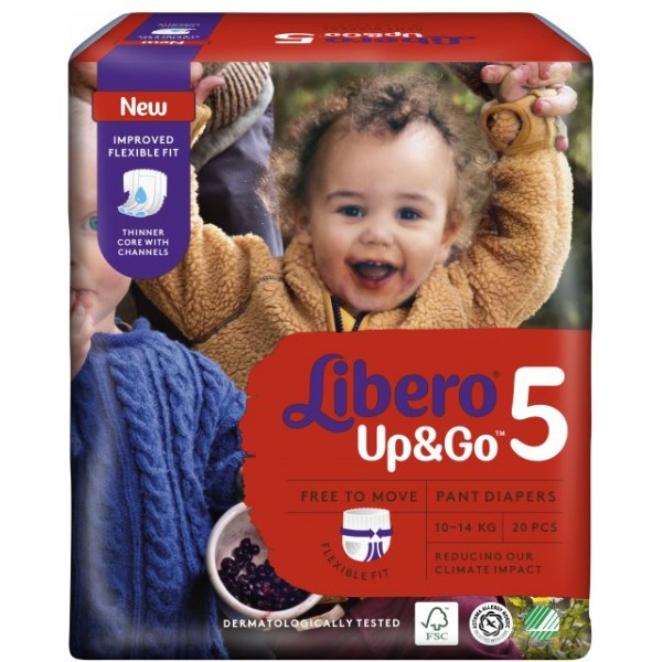 Baby diaper "Libero Up & Go" 5 10-14 kg