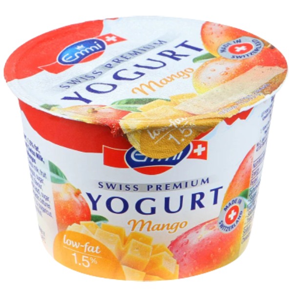 Yogurt "Emmi" Swiss Premium with mango 1.5% 100g