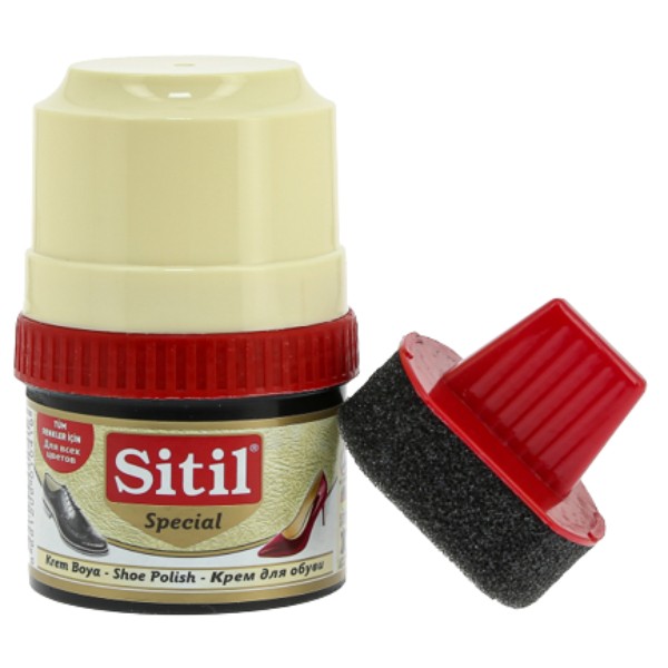 Крем "Sitil" классический для обуви нейтральный 60мл