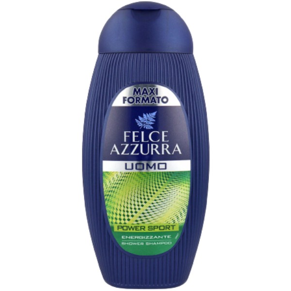 Shampoo and shower gel "Felce Azzurra" Power Sport 2in1 for men 250ml