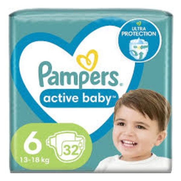 Оригинальные "Pampers" 56 шт N6 1ч