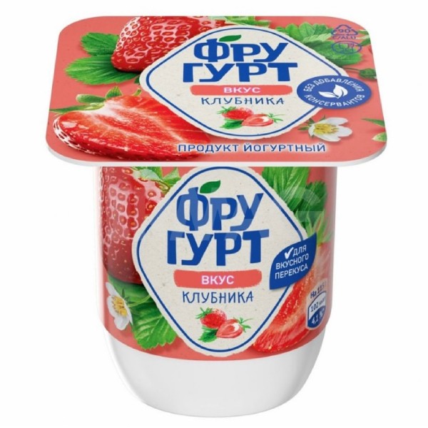 Yogurt "Frugrut" strawberry 115g