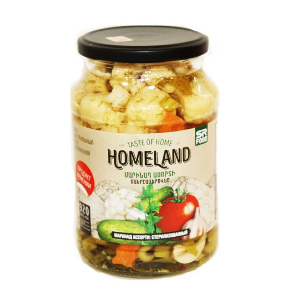 Marinated cauliflower "Homeland" assorted 920 g