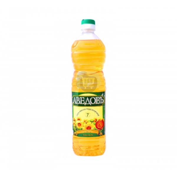 Sunflower oil "Avedov" refined deodorized 1 liter.