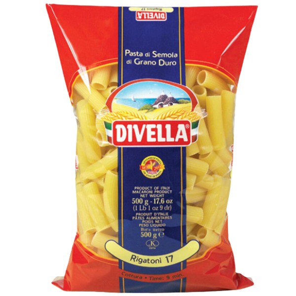 Pasta "Divella" Rigatoni №17 500g