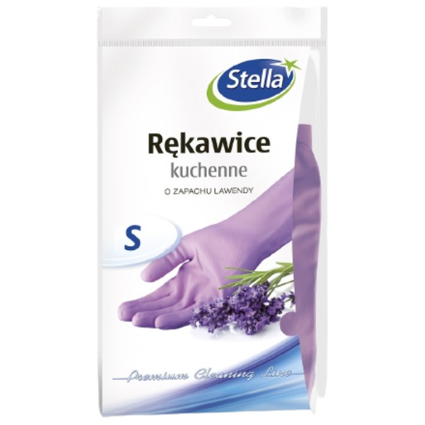 Glove "Stella" S rubber lavender scent 1pcs