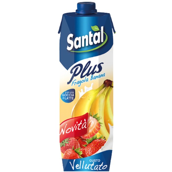 Nectar "Santal" Plus strawberry banana 1l