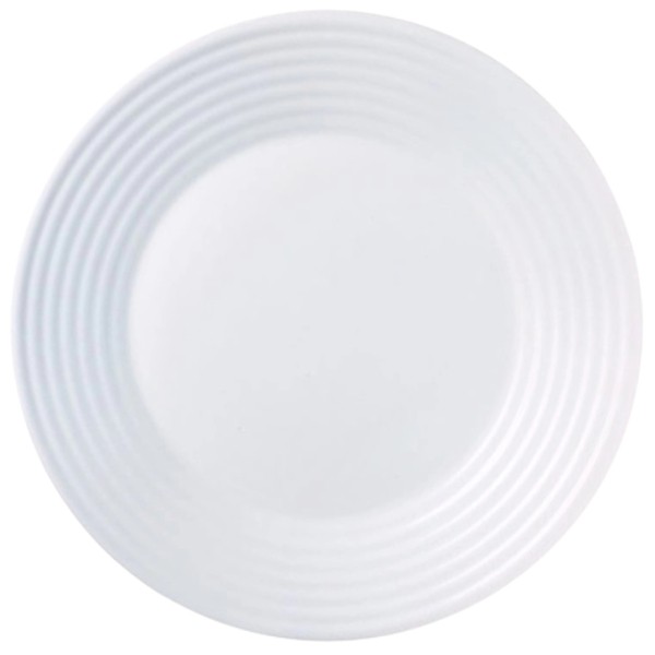 Plate "Luminarc" Harena white 25cm 1pcs