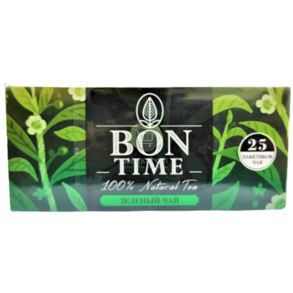 Թեյ «Bontime» կանաչ 25 հատ 50գ