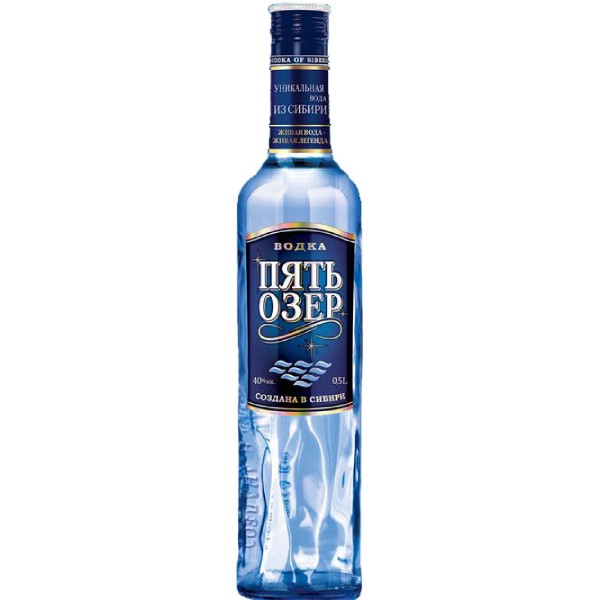 Vodka "Пять Озёр" 1l