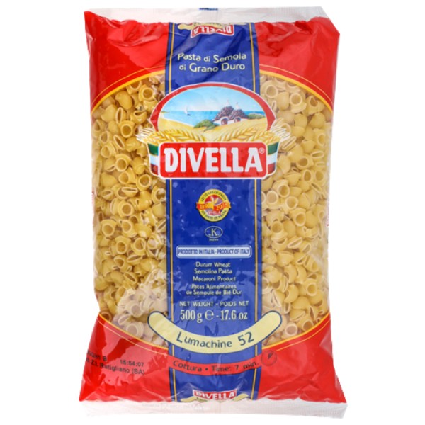 Pasta "Divella" Lumachine №52 500g