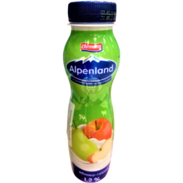 Drinking yogurt "Ehrmann" Alpenland apple pear 1.2% 290g