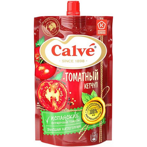 Sauce "Calve" with tomato flavor 350g