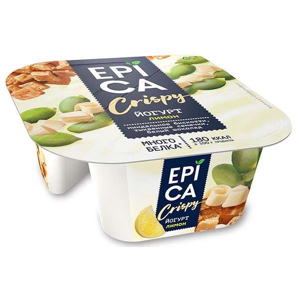 Yogurt "Epica" pistachio sunflower and lemon 140g